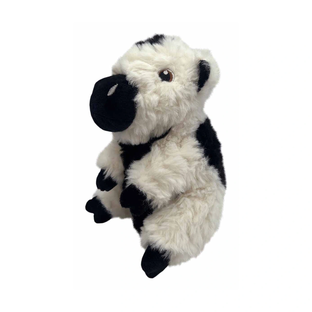 KONG Comfort Tykes Cow S 19 x 14 x 10 cm - hundebamse med aftagelig lyd
